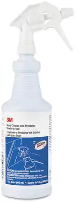 3M 85788 Liquid Glass Cleaner, Apple, Trigger Spray Bottle, 12 PK