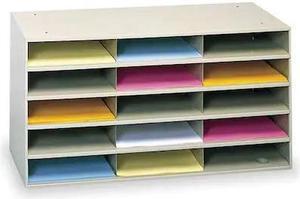 DURHAM MFG 434-75 Literature Organizer,15 Compartments