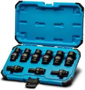 CAPRI TOOLS 5-5390 1/2 in Drive Universal Impact Socket Set, SAE, 9 pcs CAPRI TOOLS 5-5390 1/2 in Drive Universal Impact Socket Set, SAE, 9 pcs
