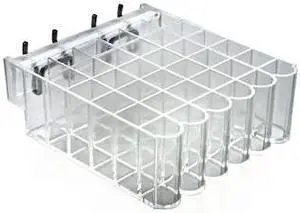 AZAR DISPLAYS 225526 36-Compartment Tray - square slot .625", PK2