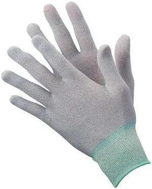CONDOR 19L034 Antistatic Gloves, Nylon/Carbon Fiber Yarns, 8 1/16 in L, 15 ga,