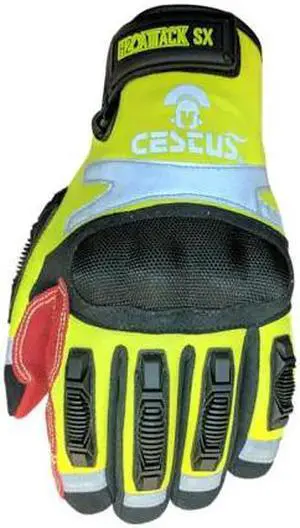 CESTUS 2006-XL ANSI Cut A5 Swift Water Rescue Gloves, Skid-X Rough Out Coarse