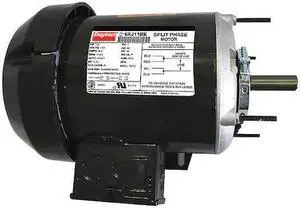 DAYTON 6XJ11 GP Mtr,Split Ph,TEFC,1/2 HP,1725 rpm,56
