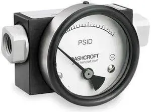 ASHCROFT 351130FD25SXCYLM60PSID Pressure Gauge,0 to 60 psi