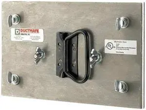 DUCTMATE GRD1212ULBI Access Door,14 In. H,14 In. W,Uncoated