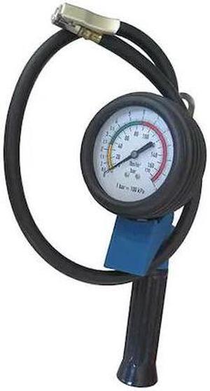 SPEEDAIRE 22YL04 Tire Inflator,1/4 In,Black