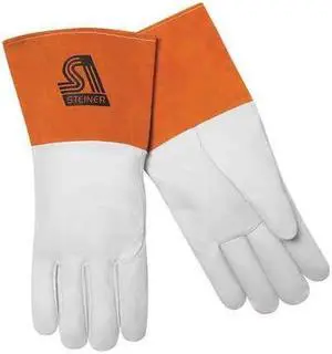 STEINER INDUSTRIES 0224-2X Welding Gloves,TIG Application,Beige,PR