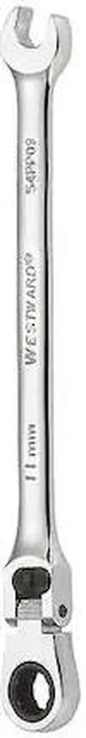 WESTWARD 54PP09 Wrench,Comb./Flexible Head,Metric,11mm
