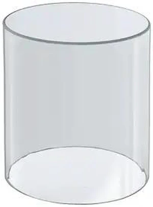 AZAR DISPLAYS 556608 6"W x 8"H Clear Acrylic Cylinder AZAR DISPLAYS 556608 6"W x 8"H Clear Acrylic Cylinder