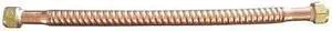 ZORO SELECT 22N603 Water Heater Connector, Cop, 24In, 3/4FIP