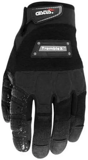 CESTUS 2011-2XL Vibration Dampening Gloves, Fingerless, 2XL,PR