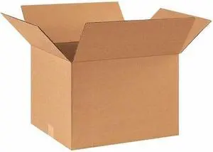 PARTNERS BRAND 171412 Corrugated Boxes, 17" x 14" x 12", Kraft, 25/Bundle
