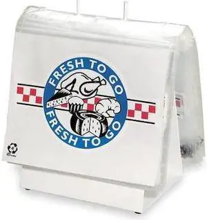 ZORO SELECT 3CUC6 Reclosable Bag, Zip Seal, 8 in L, 10 1/2 in W, 1.25 mil