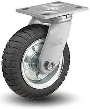 ALBION 16SZ08228S 8" X 2" Non-Marking Rubber Monoprene Swivel Caster, No Brake,