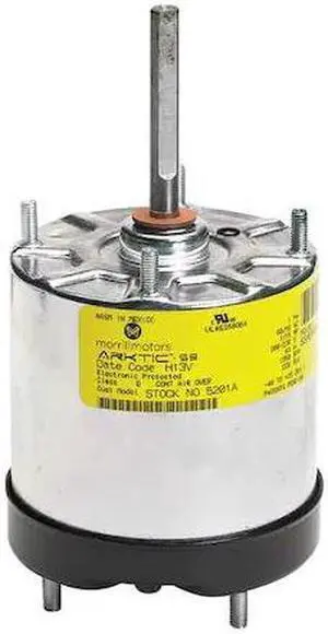 MORRILL 5200A Brushless DC Motor,ECM,1/15 HP,208/230V