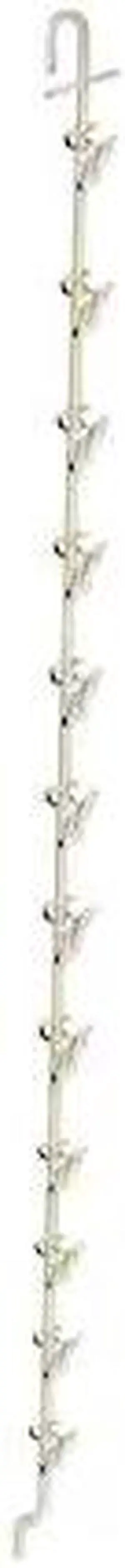AZAR DISPLAYS 800300 12 Station Metal Display Rod w/ Rounded Top, PK10