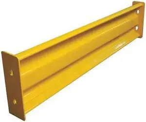 ZORO SELECT 5JEU5 Guard Rail,2 Ribbed Bolt on,L 9In