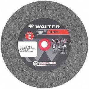 WALTER SURFACE TECHNOLOGIES 12E447 Grinding Wheel,T1 7"x1"x1" 60g Fine