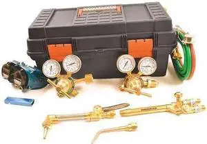 UNIWELD HS-MDUF Gas Welding Outfit, AMERIFLAME Series, Acetylene, 9/16 in -18,