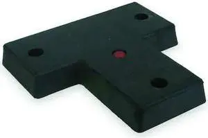 ZORO SELECT 2MYR8 Dock Bumper,22x3x22 In.,Rubber