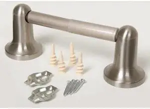 ZORO SELECT 04-SN6208 Toilet Paper Holder,Double Post,Zamac