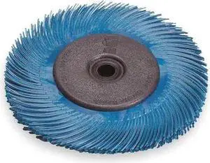 SCOTCH-BRITE 61500187762 Radial Bristle Brush,T-C,6Diax7/16W,400G