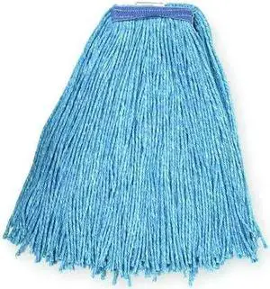 TOUGH GUY 1TYR4 1in String Wet Mop, 20oz Dry Wt, Clamp/Quick Chnge/Side-Gate