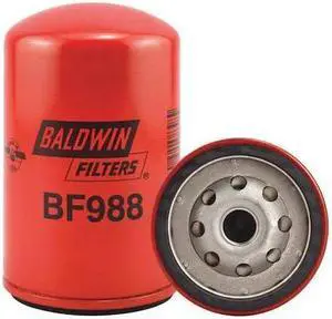 BALDWIN FILTERS BF988 Fuel Filter,4-27/32 x 3-1/32 x 4-27/32In