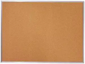 QUARTET 85360 Bulletin Board,Cork,Aluminum Frame