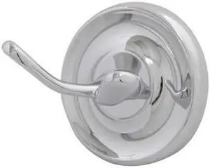 Taymor Bathroom Hook,2 Hook,2-1/2In D,Chrome HAWA 04-7902