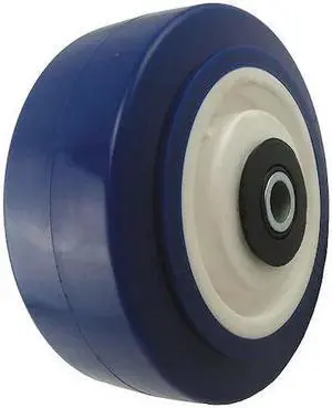 ZORO SELECT 2RZC8 Caster Wheel, 750 lb., 5 D x 2 In., Core Color: White