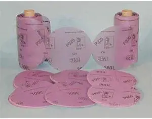 3M 360L PSA Sanding Disc,Film,5in,P320G,PK500