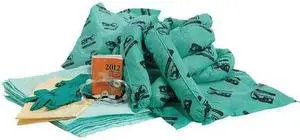 BRADY SPC ABSORBENTS SKH20-R Spill Kit Refill, Chem/Hazmat, Green