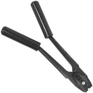 PARTNERS BRAND SST1112 Double Notch Steel Strapping Sealer, 1/2", Black, 1/Case