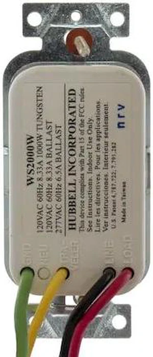 HUBBELL WIRING DEVICE-KELLEMS WS2000W Wall Mount Sensor, Occupancy, Vacancy, HUBBELL WIRING DEVICE-KELLEMS WS2000W Wall Mount Sensor, Occupancy, Vacancy,
