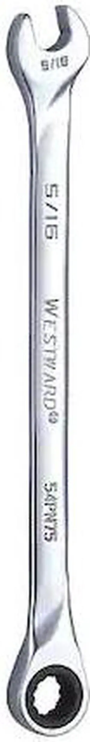 WESTWARD 54PN75 Wrench,Combination/Extra Long,SAE,5/16"