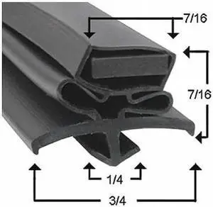 TRUE MANUFACTURING 810770 Door Gasket,30" x 68-1/8"