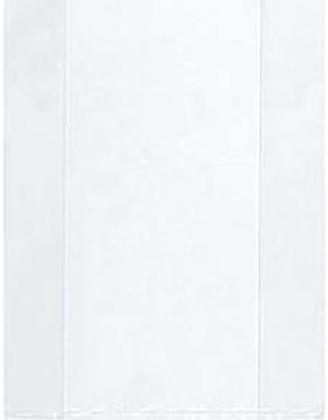 PARTNERS BRAND PB4293 20" x 20" x 48" Gusset Poly Bags, 4 mil, Clear, PK 50