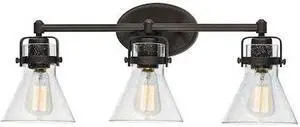 MAXIM 26113CDOI Seafarer 3-Light 24.25" Wide Oil Rubbed Bronze Vanity Light