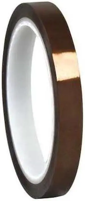 3M 1218 Elec Tape,108 ft Lx1/2 in W,3 mil,Amber