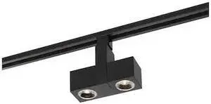NUVO TH485 Fixture,Track Head,LED,24W,120V,Square Head,Black