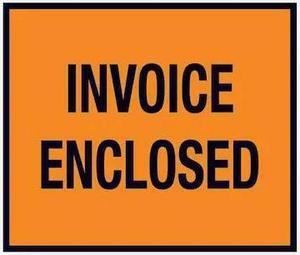 TAPE LOGIC PL17 Tape Logic "Invoice Enclosed" Envelopes, 4 1/2" x 5 1/2",