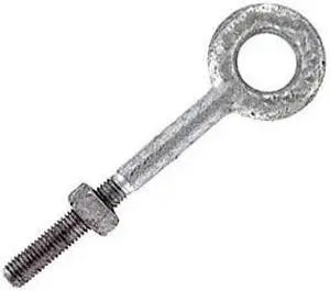 US CARGO CONTROL GVEB58X12 Eye Bolt 5/8", 12 in Shank, 1-1/4 in ID, Steel,