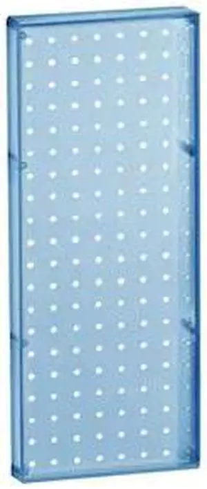 AZAR DISPLAYS 770820-BLU 8" x 20.625" Pegboard Panel - One sided, PK2