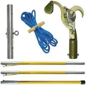 JAMESON FG-14K FG Series Fiberglass Tree Pruner Kit with (3) 6 ft Pole
