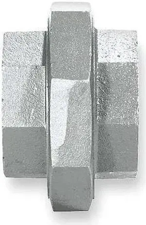 ZORO SELECT 5P956 1/4" FNPT Galvanized Union