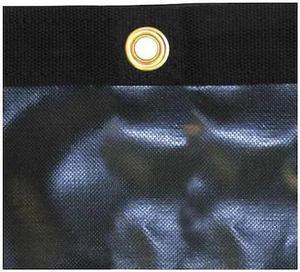 BUYERS PRODUCTS 3011353 Standard Duty Tarp, 7 ft 6 in x 15 ft, 10 Mil, Black,