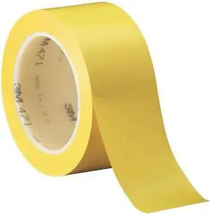 3M 471 Floor Marking Tape,1InW,108 ft.L,Yellow