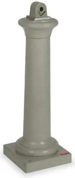 RUBBERMAID FG9W3000SSTON Cigarette Receptacle,1 gal.,Sandstone