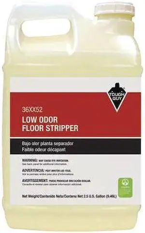TOUGH GUY 36XX52 Floor Stripper,2.5 gal.,Plastic Bottle